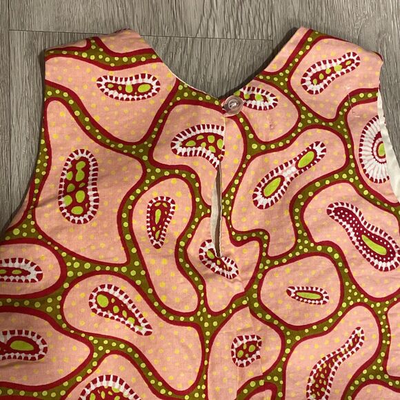 Girls Sundress 4T Ankara Print Bold 100% Cotton Vacation Party Lined Ethnic - Picture 2 of 5